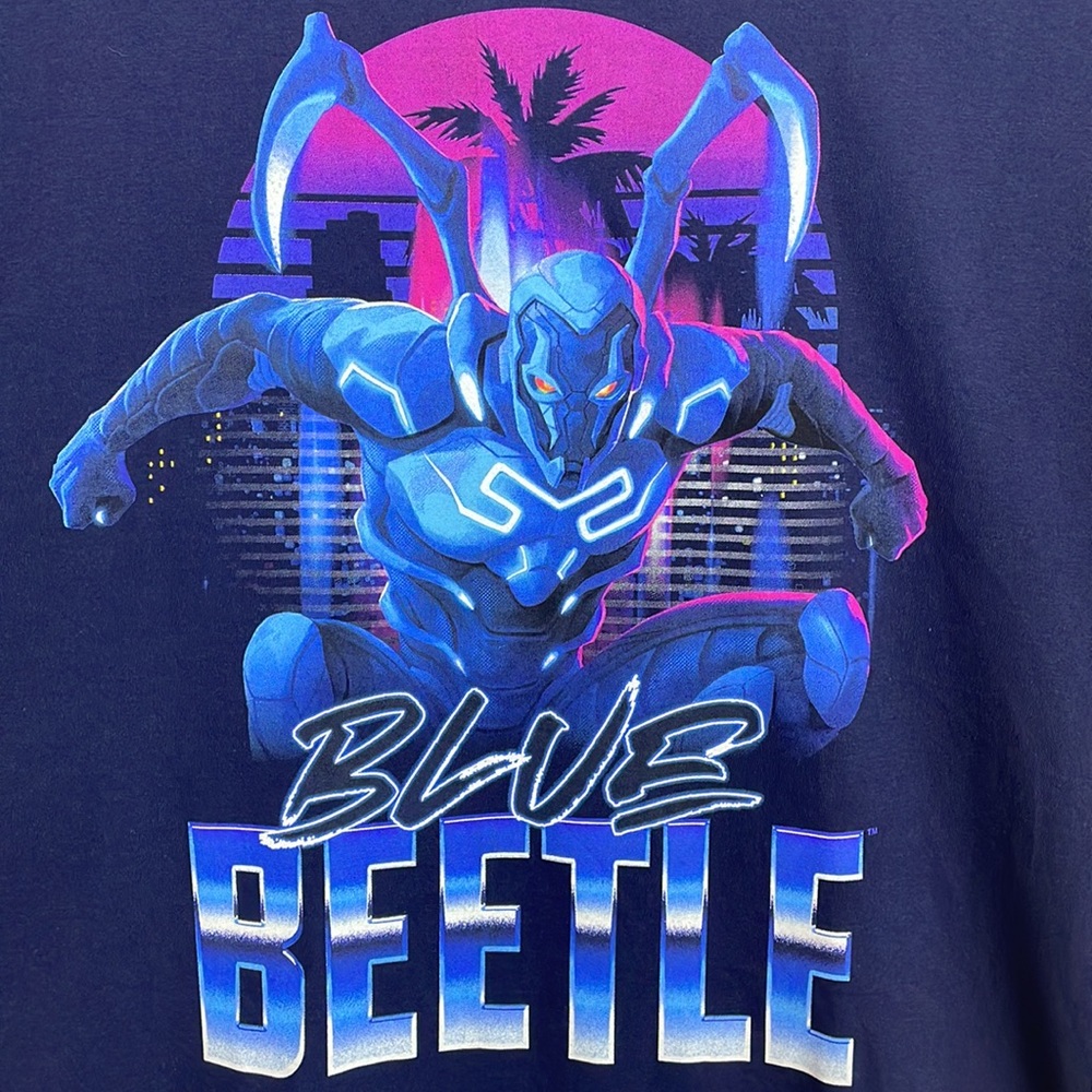 NWOT DC Comics Blue Beetle Graphic T-Shirt Men’s Size XXL